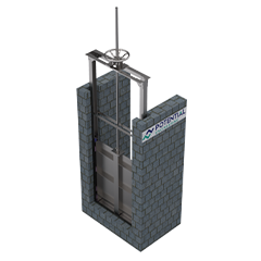 Sluice Open Channel Gate To Channel & Control Water Flow - Potential 