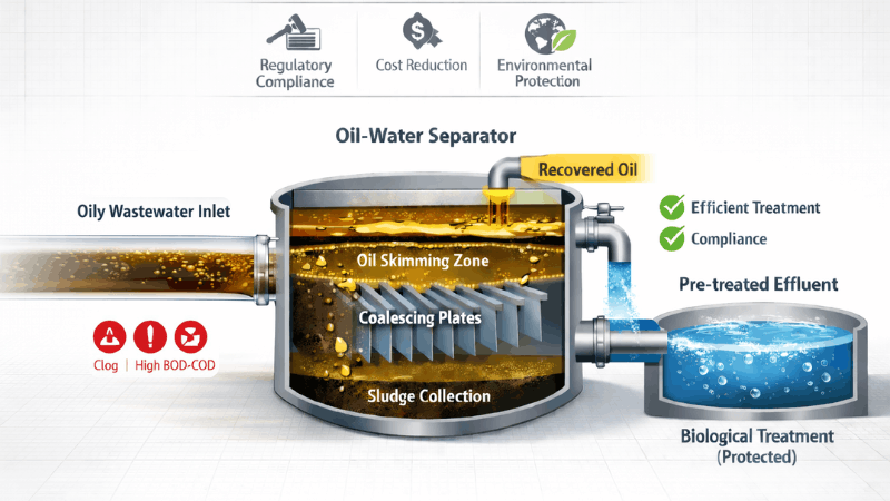 How Oil And Grease Removal Improves Industrial Wastewater Compliance