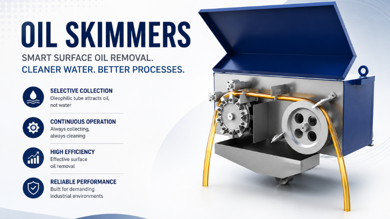 How Tube Oil Skimmers Remove Surface Contaminants Effectively