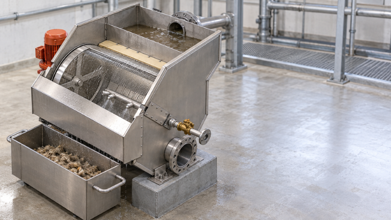 How Rotary Screens Improve Solids Removal in Industries